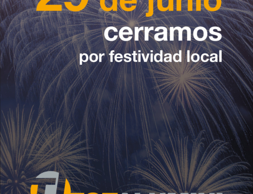 Cerramos el 29 de junio